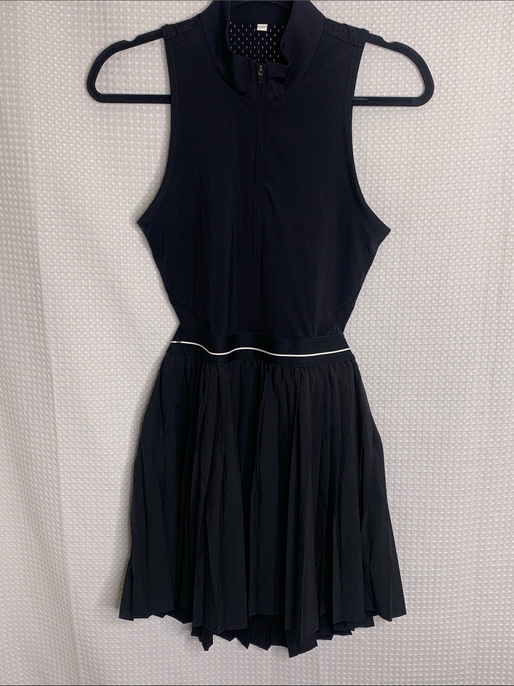 Wilson Black Winning Tennis Sleeveless Zip Dress small Tennis prep outdoor - Picture 5 of 13